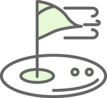 diseño de icono de vector de golf