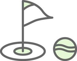 diseño de icono de vector de golf