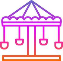 Merry go round Vector Icon Design