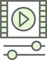 Video Vector Icon Design