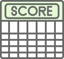 Score Vector Icon Design