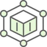 Blockchain Vector Icon Design