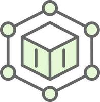 Blockchain Vector Icon Design