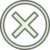 Cross Vector Icon Design