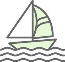 Sail Vector Icon Design