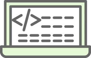 Coding Vector Icon Design