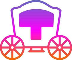 Carriage Vector Icon Design