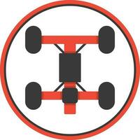Chassis Vector Icon Design