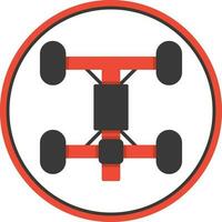 Chassis Vector Icon Design