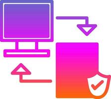 Data transfer Vector Icon Design