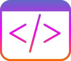 Web coding Vector Icon Design
