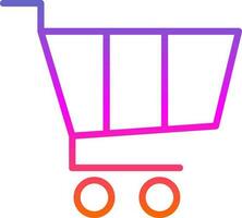 Trolley Vector Icon Design