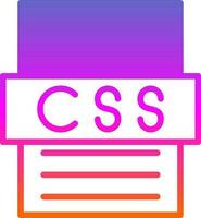 Css file Vector Icon Design