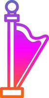 Harp Vector Icon Design