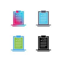 Clipboard Vector Icon