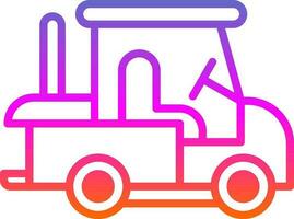 Golf cart Vector Icon Design