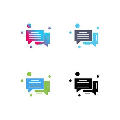 Message Bubble Vector Icon