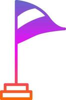 Wind flag Vector Icon Design