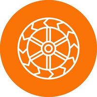Wheels Vector Icon Design