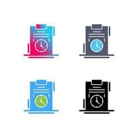 Time Management Vector Icon