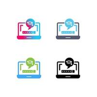 Digital Learning Vector Icon