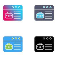 Online Recruitment Vector Icon