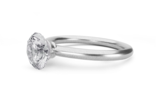 elegante diamante anel, transparente fundo png