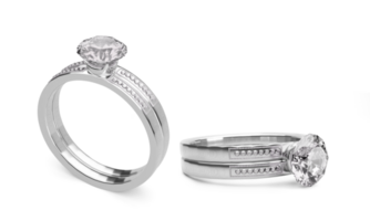 elegant Diamant Ring, transparent Hintergrund png
