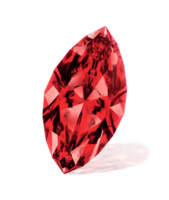 rot blendend Diamanten. auf transparent Hintergrund png