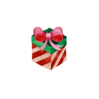 Navidad nuevo año decoración acuarela icono png