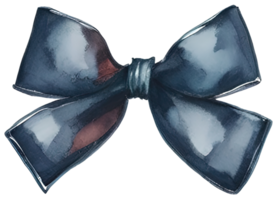 Watercolor bow illustration. AI Generative png