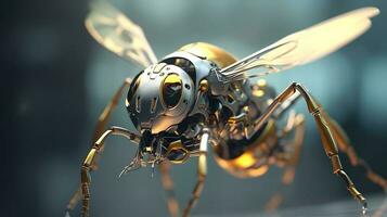 Mechanical Robot Honey Bee photo