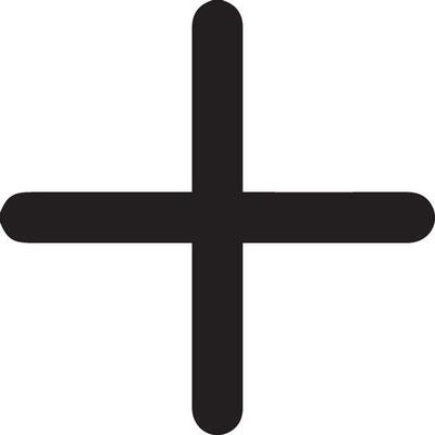 Plus symbol. Basic mathematical symbol sign. Plus icon, Calculator button icon. business finance concept in vector. isolated