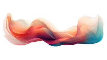 abstract dynamic colorful wave background, waves abstract art, png