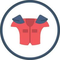 Shoulder pads Vector Icon Design