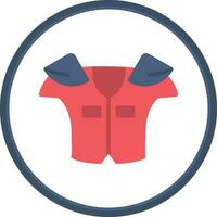 Shoulder pads Vector Icon Design