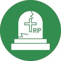 Cemetery Vector Icon Design