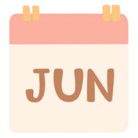 mes , calendario , junio png