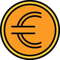 diseño de icono de vector de euro