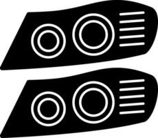 Car lights Vector Icon Design