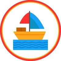 diseño de icono de vector de barco