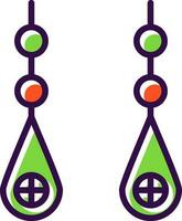 Earring Vector Icon Design