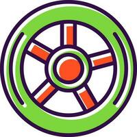 Wheel Vector Icon Design