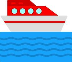 diseño de icono de vector de barco