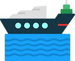 Ship Vector Icon Design