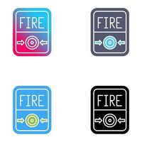 Fire Button Vector Icon