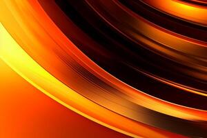 Orange background, technology halo. photo