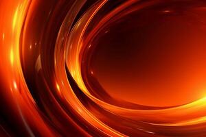 Orange background, technology halo. photo