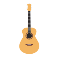 acústico guitarra ilustración png