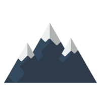 Mountain peak illustration png